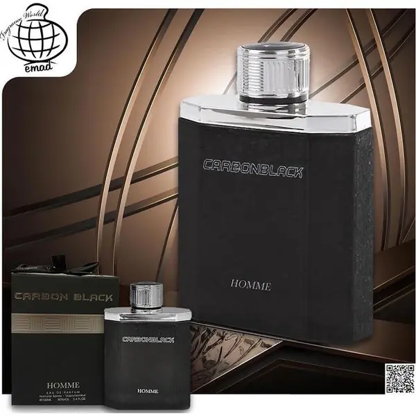 ادو پرفیوم مردانه فراگرنس ورد مدل Carbon Black حجم 100 میلی لیتر