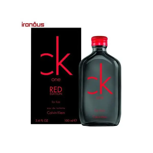 ادو تویلت مردانه کلوین کلاین مدل CK One Red Edition For Him حجم 100 میلی لیتر