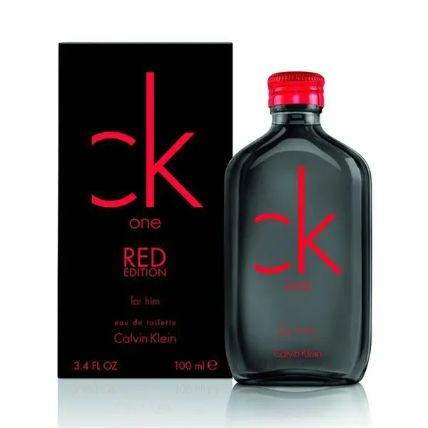 ادو تویلت مردانه کلوین کلاین مدل CK One Red Edition For Him حجم 100 میلی لیتر
