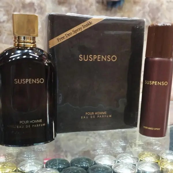 عطر مردانه فراگرنس ورد سوسپنسو ادوپرفیوم Fragrance World Suspenso Eau De Parfum For men