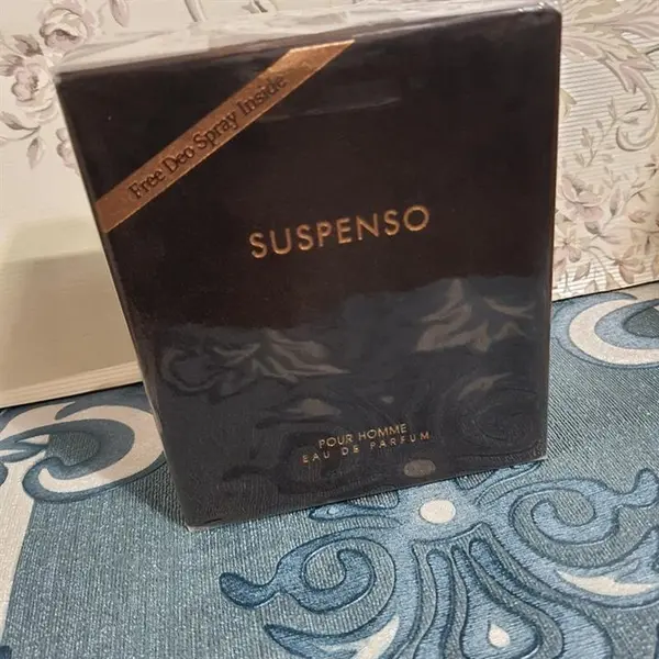 عطر مردانه فراگرنس ورد سوسپنسو ادوپرفیوم Fragrance World Suspenso Eau De Parfum For men