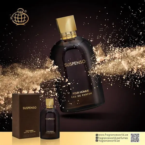 عطر مردانه فراگرنس ورد سوسپنسو ادوپرفیوم Fragrance World Suspenso Eau De Parfum For men