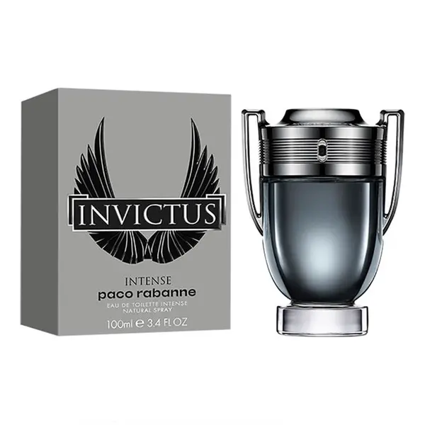 ادو تویلت مردانه پاکو رابان مدل Invictus Intense حجم 100 میلی لیتر