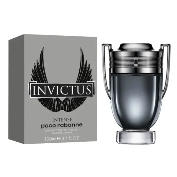 ادو تویلت مردانه پاکو رابان مدل Invictus Intense حجم 100 میلی لیتر