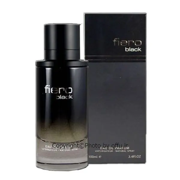 ادکلن مردانه فیرو بلک ۱۰۰ml Fragrance World Fiero Black