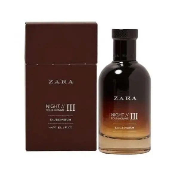 ادو پرفیوم مردانه زارا مدل Night pour Homme III حجم 100 میلی لیتر