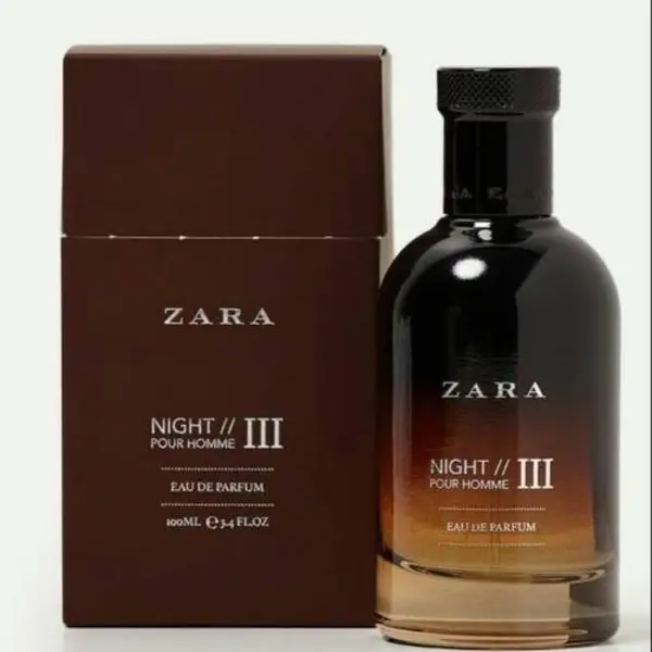ادو پرفیوم مردانه زارا مدل Night pour Homme III حجم 100 میلی لیتر