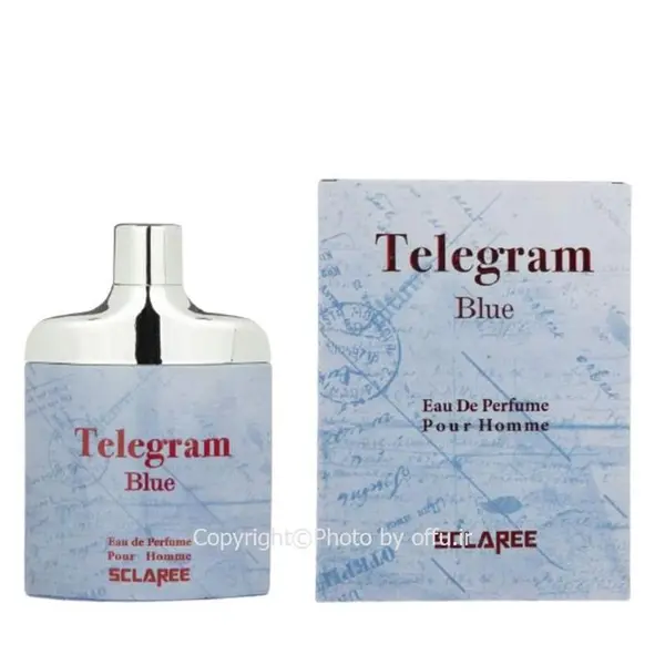 ادو پرفیوم مردانه اسکلاره مدل Telegram Dark Blue حجم 82 میلی لیتر