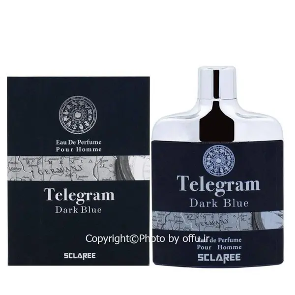 ادو پرفیوم مردانه اسکلاره مدل Telegram Dark Blue حجم 82 میلی لیتر