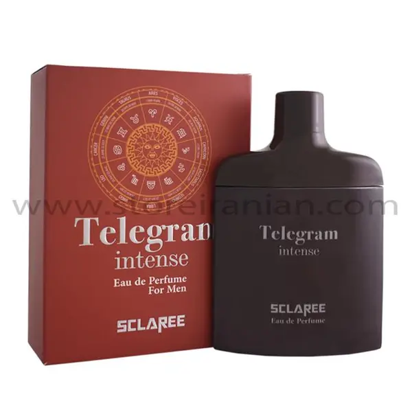 ادو پرفیوم مردانه اسکلاره مدل Telegram Intense حجم 100 میلی لیتر\n\n