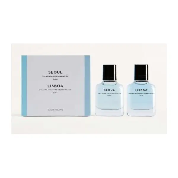 ست عطر و ادکلن مردانه زارا لیسبوآ و سئول Zara Lisboa & Seoul For Men
