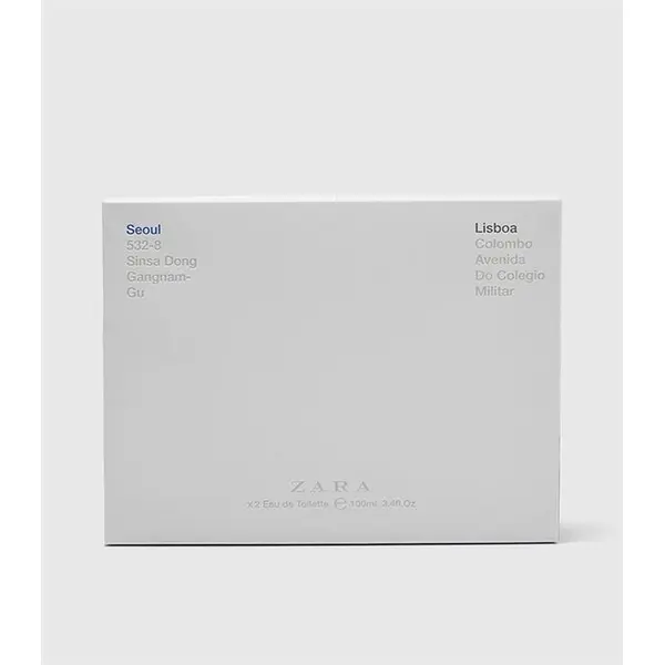 ست عطر و ادکلن مردانه زارا لیسبوآ و سئول Zara Lisboa & Seoul For Men