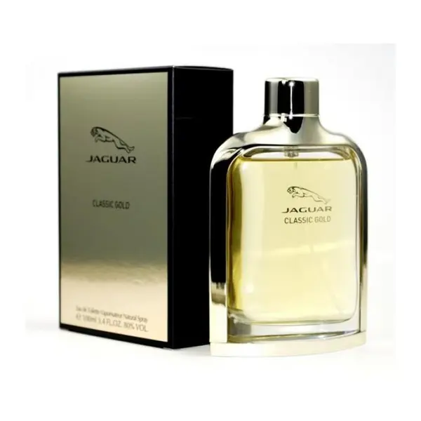 ادو تویلت مردانه جگوار مدل Classic Gold حجم 100 میلی لیتر
