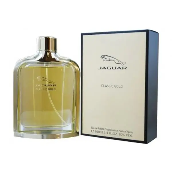 ادو تویلت مردانه جگوار مدل Classic Gold حجم 100 میلی لیتر