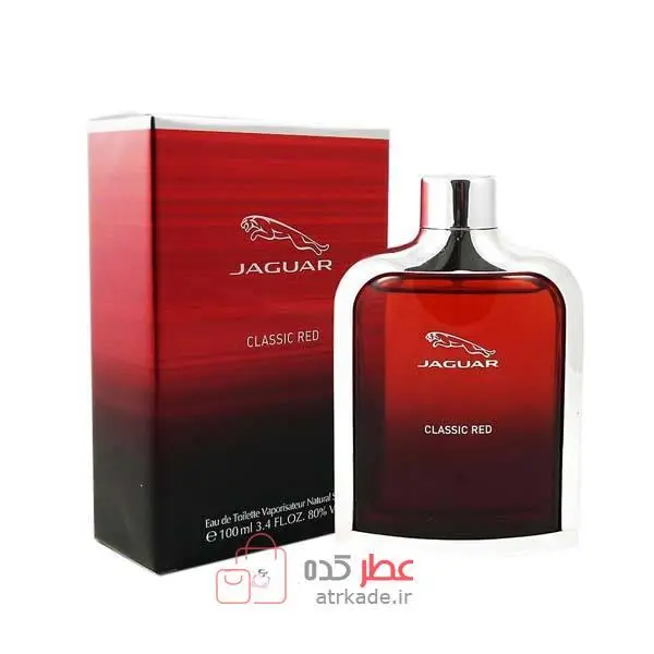 عطر ادکلن مردانه جگوار کلاسیک رد-قرمز  ادوتویلت ۱۰۰ میل Jaguar Classic Red