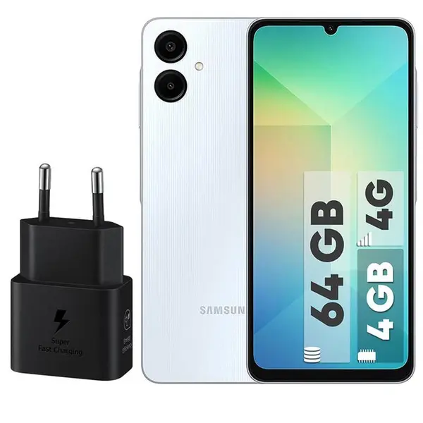 گوشی موبایل سامسونگ مدل گلکسی A06 حافظه 4/64 گیگابایت