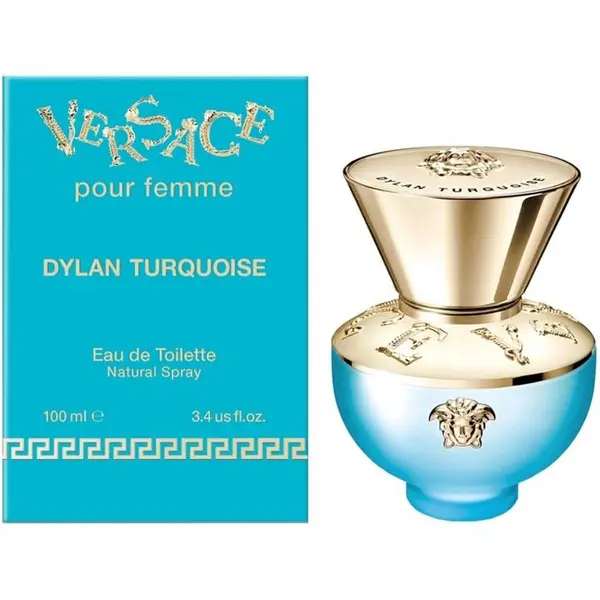 عطر ادکلن ورساچه پور فم دیلن تورکویز زنانه 100 میل| VERSACE POUR FEMME DYLAN TURQUOISE EDT