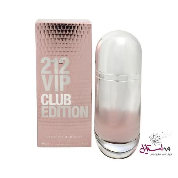 ادو تویلت زنانه کارولینا هررا مدل 212 VIP Club Edition حجم 80 میلی لیتر