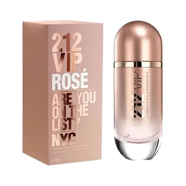 ادو پرفیوم زنانه کارولینا هررا 212 VIP Rose حجم 80ml
