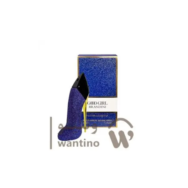 عطر ادکلن زنانه کارولینا هررا گود گرل گلیتر کالکتر کفشی آبی برندینی (Brandini Carolina Herrera Good Girl Glitter Collector)