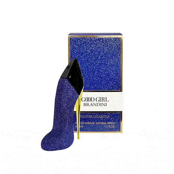 عطر ادکلن زنانه کارولینا هررا گود گرل گلیتر کالکتر کفشی آبی برندینی (Brandini Carolina Herrera Good Girl Glitter Collector)