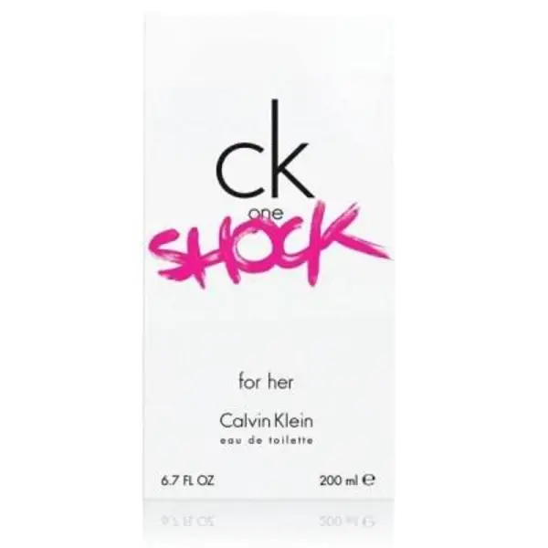 ادو تویلت زنانه کلوین کلاین مدل CK One Shock For Her حجم 200 میلی لیتر - 2