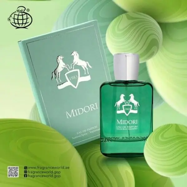 ادکلن مردانه و زنانه میدوری فراگرنس ورد Fragrance World Midori