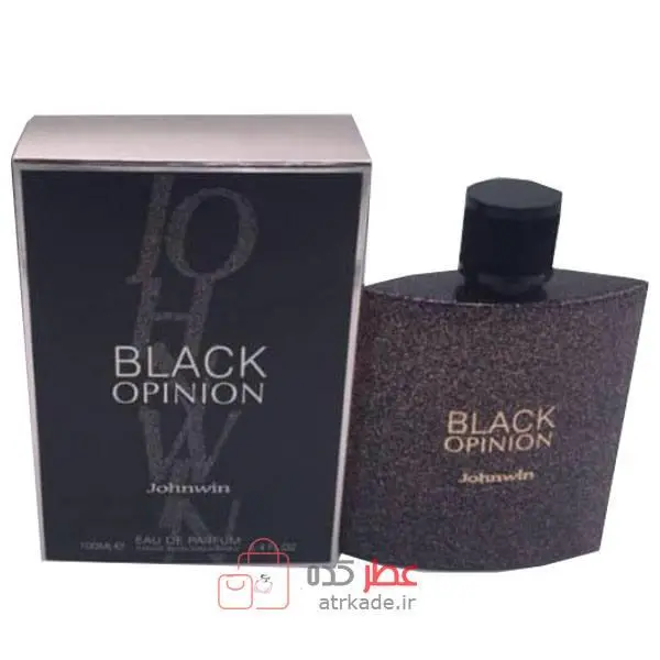 عطر زنانه جانوین Johnwin black opinion حجم 100 میل