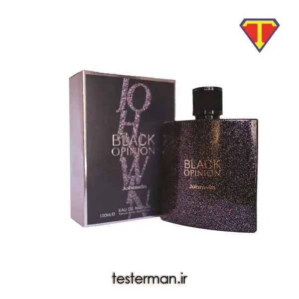 عطر زنانه جانوین Johnwin black opinion حجم 100 میل