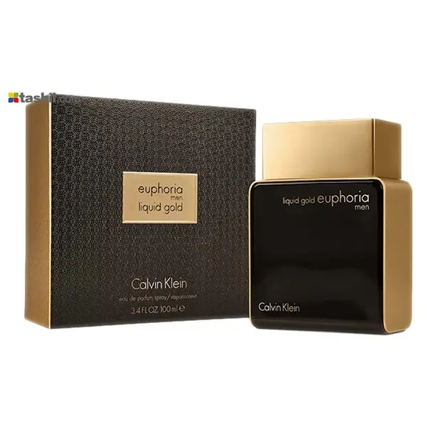 ادو پرفیوم زنانه کلوین کلاین مدل Liquid Gold Euphoria Men حجم 100 میلی لیتر