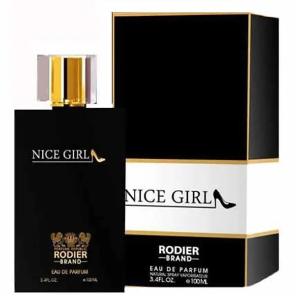 ادوپرفیوم نایس گیرل nice girl برند رودیر (زنانه) حجم ۱۰۰ میلی لیتر