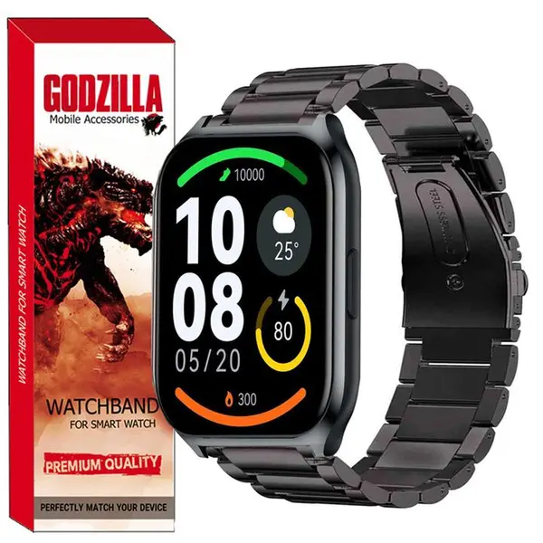بند گودزیلا مدل 3BID مناسب برای ساعت هوشمند هایلو LS02 Pro / RS3 LS04 / Watch 2 Pro - 2