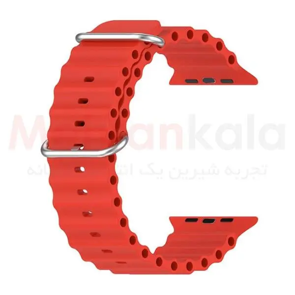 بند ساعت اپل واچ مدل اوشن سیلیکونی سایز 42.44.45.49 مناسب برای انواع اسمارت واچ - 6