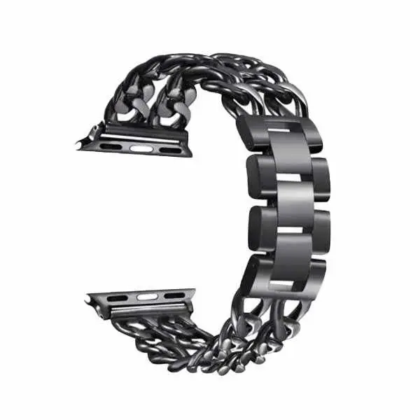 بند مدل کارتیر دو ردیف مناسب برای اپل واچ 42/44/45/49 میلی متری - 5