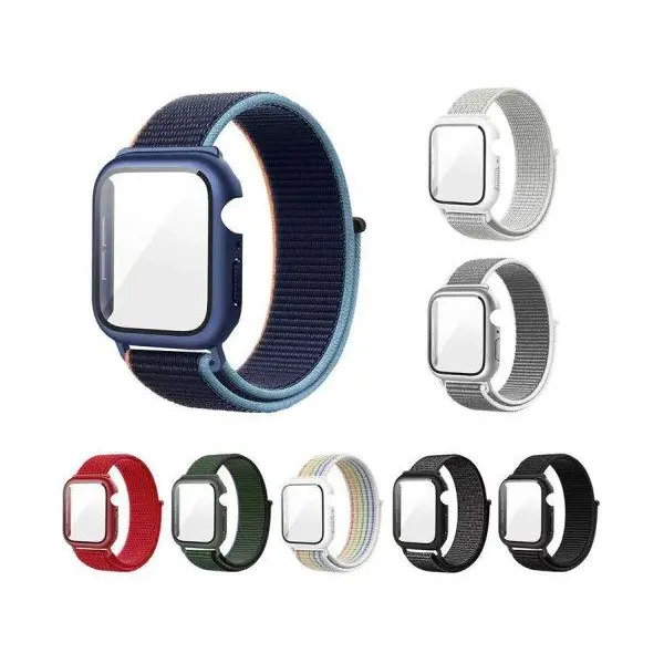 بند اپل واچ سری 7 و 8 سایر 45 میلی متری کوتتسی Coteetci W77 nylon integrated case strap 45mm 21022 - 4