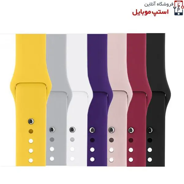 بند اپل واچ سری 8 سایز 41 میلی متری Apple Watch Edition Series 8 – 41mm از جنس سیلیکونی - 2