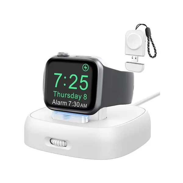 پایه شارژ بی سیم اپل واچ آها استایل Ahastyle PT143 for Apple Watch 2 in 1 Magnetic Wireless Charger - 2