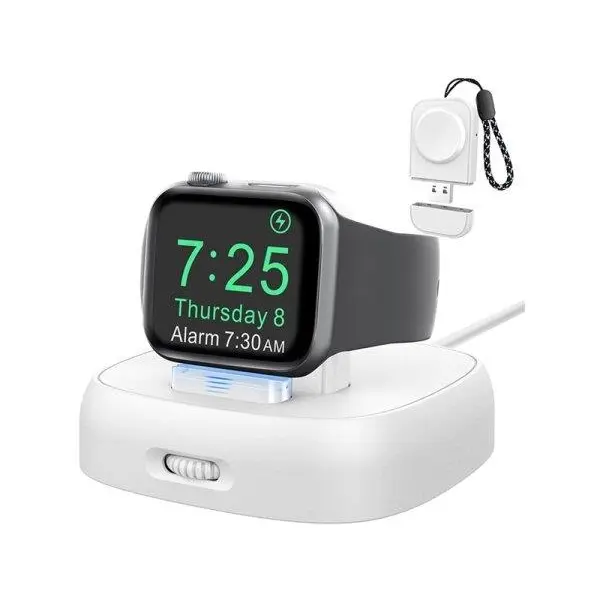 پایه شارژ بی سیم اپل واچ آها استایل Ahastyle PT143 for Apple Watch 2 in 1 Magnetic Wireless Charger - 4