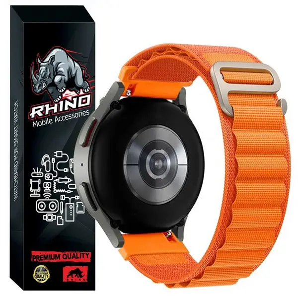 بند راینو مدل Alpine مناسب برای ساعت هوشمند سامسونگ Galaxy Watch Active / Active 2 / Watch 4 / Watch 4 Classic / Watch 5 / Watch 5 Pro / Watch 6 / Watch 6 Classic / Watch 3 41mm - 2