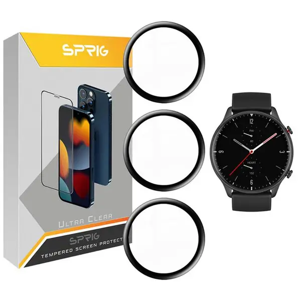 گلس سرامیکی شفاف ساعت هوشمند Amazfit GTR 3 - 4