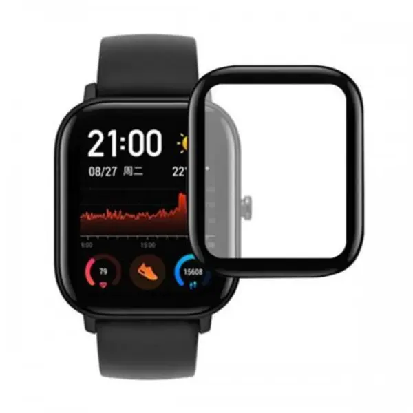 محافظ صفحه نمایش ساعت هوشمند Amazfit GTS مدل 9D PMMA - 2