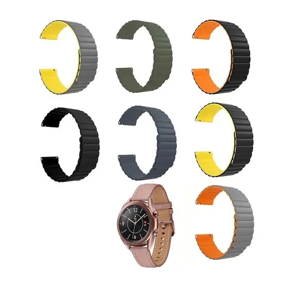 لوازم جانبی ساعت هوشمند بند سیلیکونی ساعت سامسونگ Galaxy Watch 3 41mm - 3