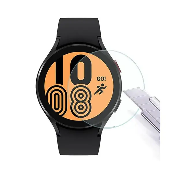محافظ صفحه نمایش ساعت هوشمند سامسونگ Galaxy Watch 4 44mm تمام چسب از جنس شیشه ای تمپرد - 2