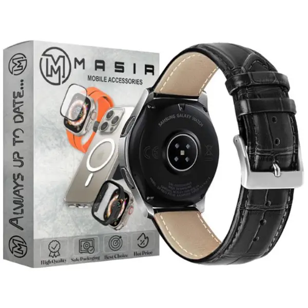 بند مسیر مدل Genuine Leather Strap مناسب برای ساعت هوشمند هایلو RT2 - 2