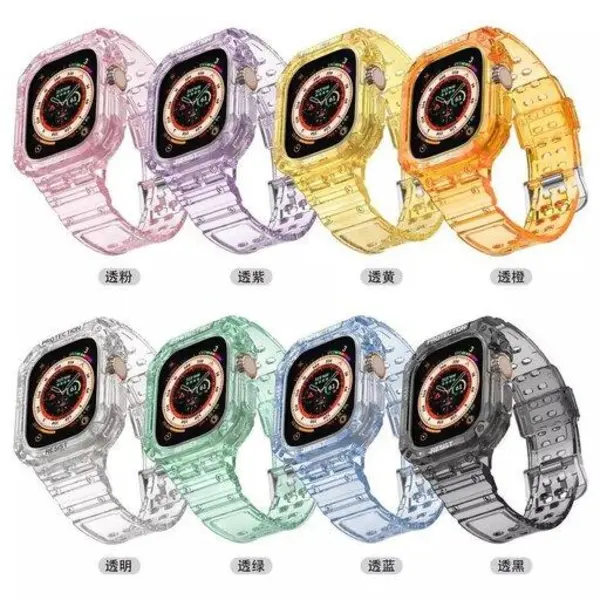 بند اپل واچ جی شاک Gshock resist در 8 رنگ خاص و جذاب برای تمامی سری ها و در همه سایز - 2