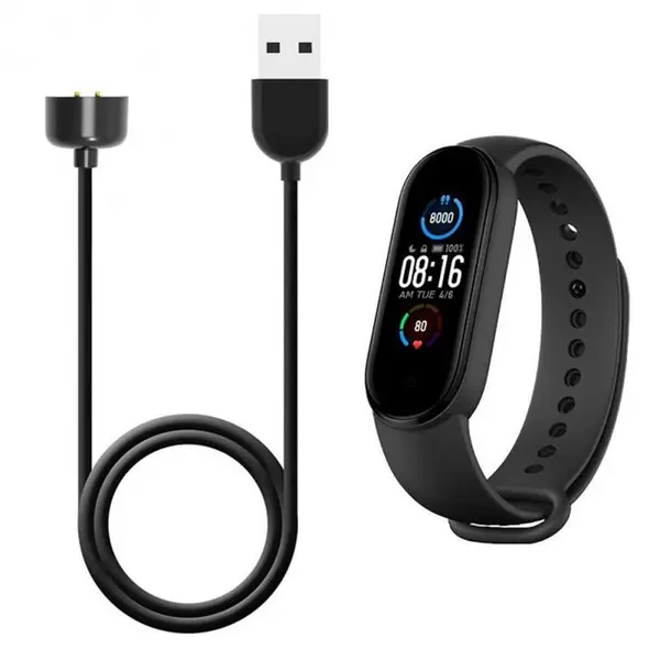 کابل شارژ مدل M5 مناسب برای مچ بند هوشمند شیائومی Mi Band 5 - 3