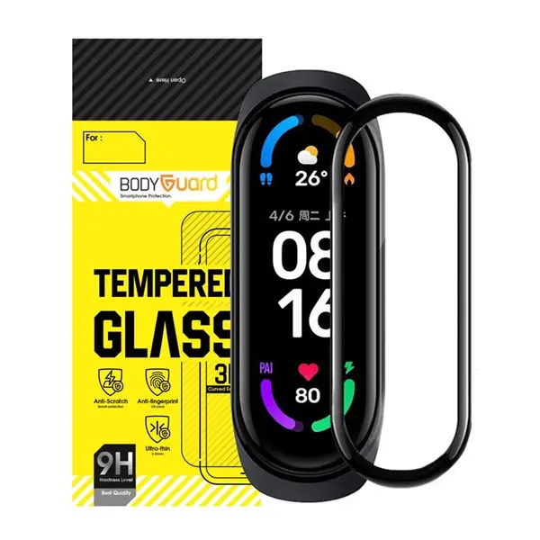 محافظ صفحه نمایش بادیگارد مدل Mi6 مناسب برای ساعت هوشمند شیائومی Mi Band 6 - 2