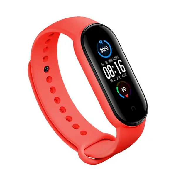 بند مدل سیلیکونی مناسب برای مچ بند هوشمند شیائومی Mi-band 5/6 - 2