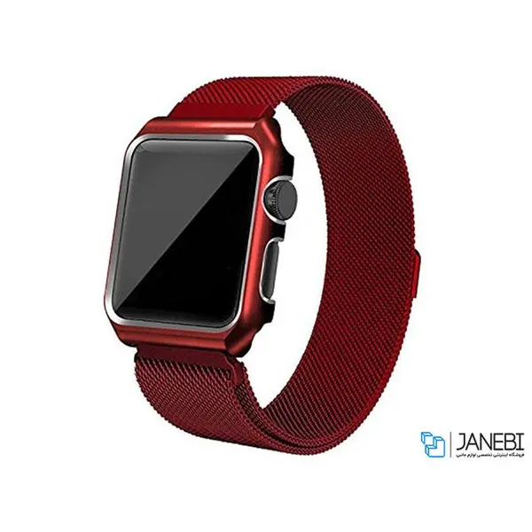 بند فلزی مدل Milanese Loop مناسب برای اپل واچ 42/44 میلی متری - 6
