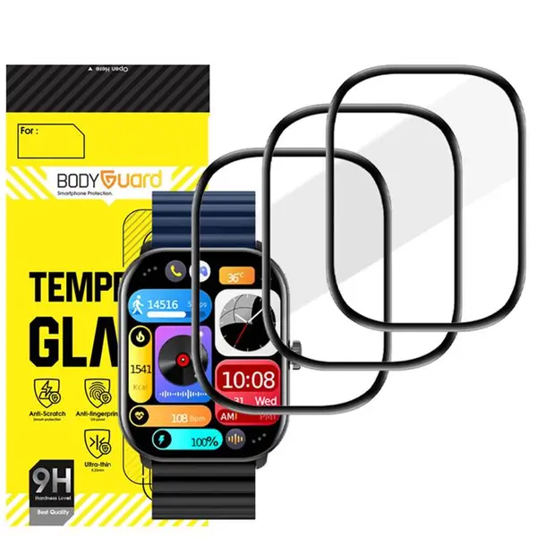 محافظ صفحه نمایش بادیگارد مدل PMMA مناسب برای ساعت هوشمند شیائومی Glorimi Gs1 Pro بسته 3 عددی - 2